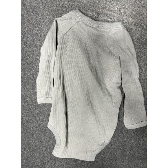 Kate Quinn The Woods Gray Ribbed One Piece Suit Baby Toddler Size 12-18 Mo NWT - Picture 5 of 7